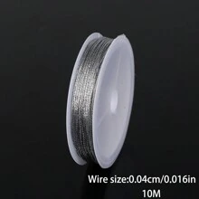 10meter/Roll 0.4mm Shiny Rope Glitter Threads Cord For Jewelry Bracelet Twine Tag Tassel Making Crafts Gift Threaet Accessories - Wire - View 9
