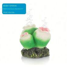 Pearl Shell Air Bubble Stone Fish Tank Decoration Aquarium Decor Air Stone Air Pump Bubbler Ornament Aquarium Volcano Shape Oxygen Pump Fish Tank Air Bubble Ornament-Decors Home Crafts Supplies Random Color