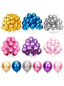 Premium Metallized Balloon Various Colors N°5 C/25 Units Bladder - 品種 - 查看 2