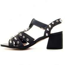 Montevita Women Heeled Sandals - Black - View 3