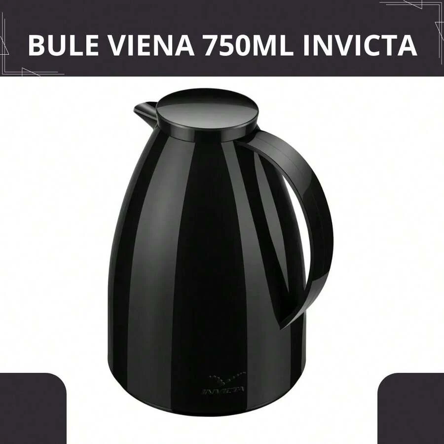 Vienna Teapot 750ml Black Invicta - 黑色 - 查看 1