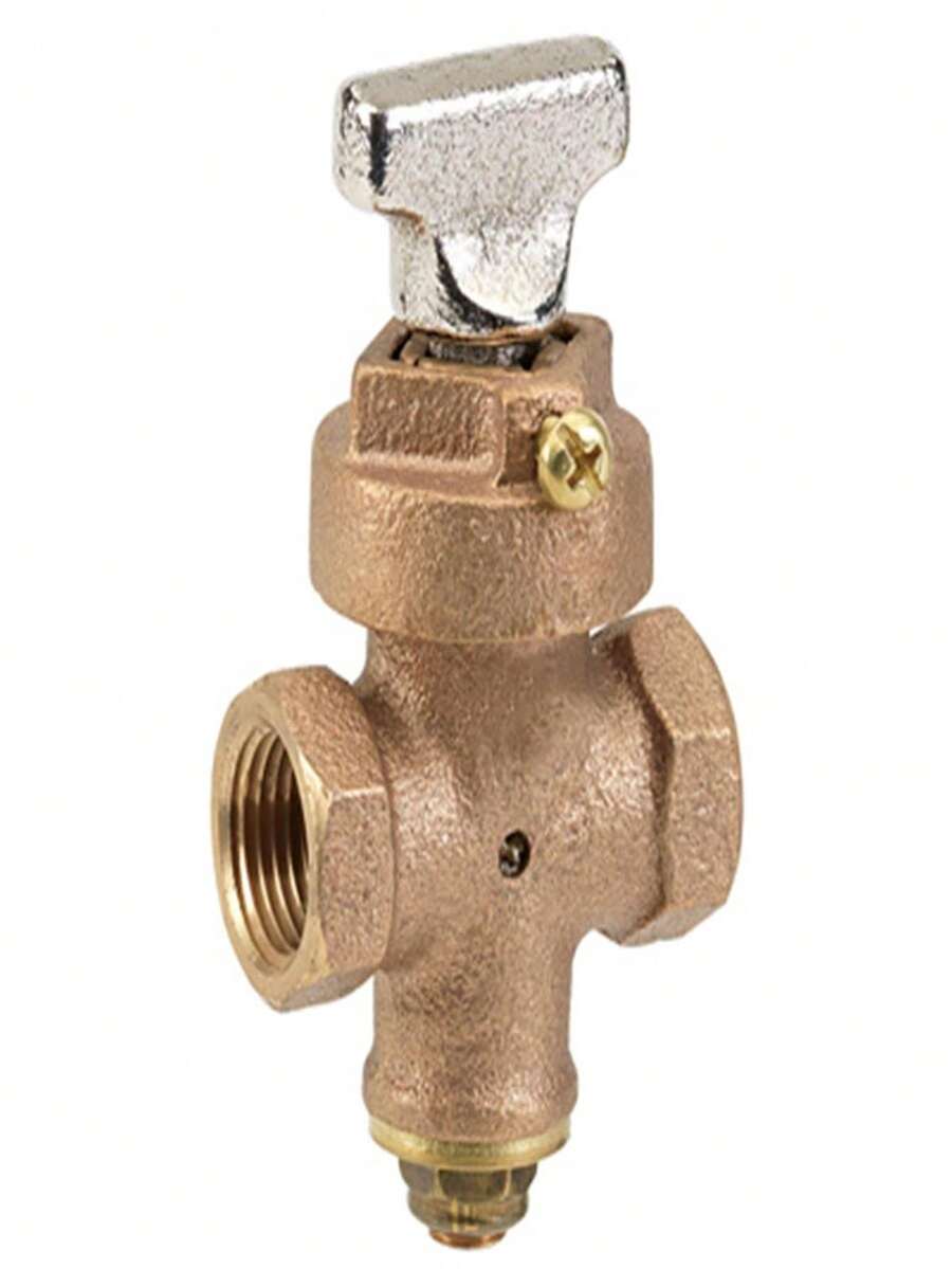 Homewerks 225-2-12-12 0.5 In. Threaded Ground Key Stop & Drain Valve - 彩色 - 查看 1