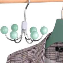 1pc Multifunctional Rotating Hook Hanger For Clothes, Belts, Ties, Bags Storage - Multicolor - View 19