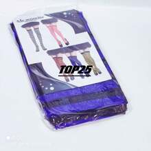 Women Over The Knee Socks - Purple - View 5