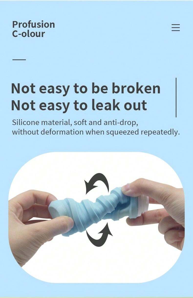 1 pièce Bouteille de voyage en silicone avec distributeur pour