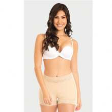 FAJA COLOMBIANA SHORT LEVANTA GLUTEOS EXTRA CORTO MyD - Beis - Ver 3