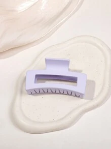 1pc/4pcs Macaroon Cream Matte Square Hair Claw, 8.5cm Claw Clips Hair Clips Hair Jaw Clip Hair Clamps Hair Clutch Hair Catcher Clip, Casual Fall Winter Hair Accessories For Women For Vacation Outfits Woman - Multicolor - View 6