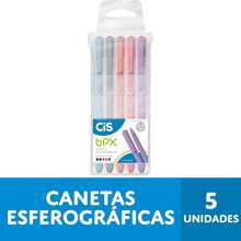 BPX 0.7mm Ballpoint Pen Kit With 5 Cis Colors - Colorful Needle Tip Fine Tip - Multicolor - View 2