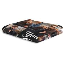 Custom Blanket With Picture Text Customized Blanket Thows Personalized Blanket Customizable Blanket Photo Blankets Customize Valentine's Day Gifts For Mom Dad Couple Girlfriend Boyfriend Wife Husband Home Bathroom Decor Summer Beach Essentials Back To School,Sunny Journey Shower Towels For Beaty Salon, Hotel Sports,Home Essentials, Towel, Skin Care - Multicolor - View 5