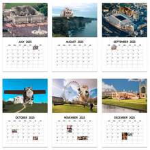 City Cat Calendar 2025 12 Month Calendar - Multicolor - View 4