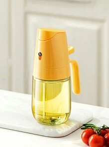 1 pieza Rociador de vidrio antifugas para cocina, de uso múltiple para verter y rociar, recipiente de vidrio para condimentos de aceite y vinagre con asa cómoda, utensilio de cocina - Multicolor - Ver 14