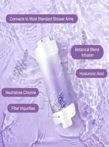 2 piezas Filtro de ducha para el hogar, inodoro, calentador de agua, lavadora, mini prefiltro, elimina el cloro, hidrata la piel, anti-caída del cabello, adecuado para baño, grifo, con aromas a lavanda, leche, jazmín, regalos ideales para el Día de la Madre, Día del Padre, Eid Al-Fitr