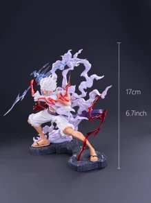Dekoracja świąteczna Słomkowy kapelusz Mocno Chwytający Piorun 5-Gear Figurka Model Anime Peryferyjny Prezent Dekoracja