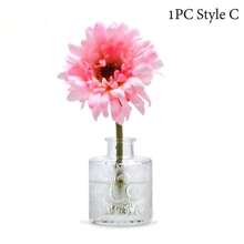 1pc Or 4pcs/Set Glass Bud Vase, Mini Clear Vintage Embossed Vases, For Wedding Center Piece, Party Or Home Decor, Gift Gifts Birthday Graduation Room Decor Flower Vase Glass Vase