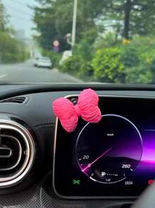 可爱蝴蝶结汽车装饰挂饰车内创意女神粘钩女创意车载饰品 - 查看 7
