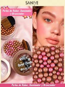Rubor en perlas ideal para broncear y resaltar mejillas saniye - 01 - Ver 1