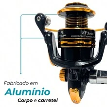 Solid 2-Part Fishing Rod Kit 1.65m And SY3000 Reel 14+1 Bearings Drag 10kg - Nhiều màu - Xem 4