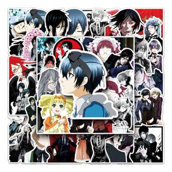 50 قطعة ملصقات مائية مضحكة وجذابة لهواتف الجوال، أجهزة الحاسب، السكيت بورد، الرسم الجرافيكي الإبداعي، السيارات، والدراجات النارية