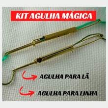 Kit Agulha Mágica Ponto Russo Bordados em Alto Relevo e Muito Mais - Dourado - Visão 2
