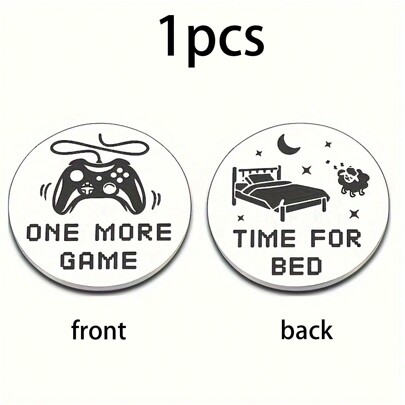 1pc Moeda de decisão divertida masculina, presente, enchimento de meia de Natal, presente de aniversário de dia dos namorados, Natal