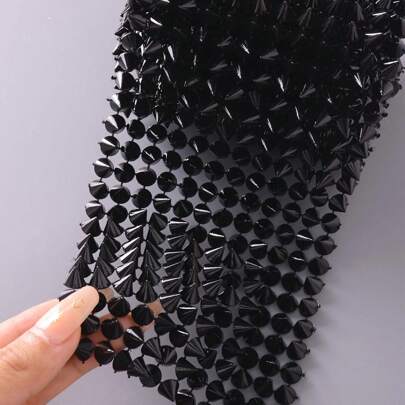 1 Pack Plastic Conical Spikes Rivet Studs, Suitable For Halloween Christmas Holiday Decoration, Can Be Used On Jackets, Shoes, Bags, Arts And Crafts, Various Colors