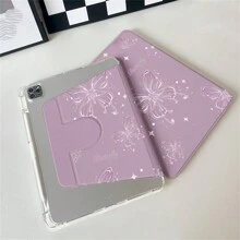 [720° Rotatable] Acrylic IPad Air 5/4, IPad 9/10th Gen, IPad Pro 11", IPad Mini 6 Protective Case With Pen Slot, Featured Pattern Printing IPad Tablet Covers For Full Series