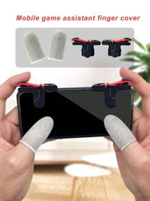 New Game Accelerator With Glove, Quick Shooting 'Chicken Dinner' Button Assistive Gaming Accessory