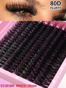 12 Bandejas/240 Peças Agrupamentos de Cílios Fofos 40D/60D/80D/100D/120D/160D/200D Cílios Grossos 5D 10-20mm Segmentados Falso Cílios de Vison Encaracolados CC/C/D/DD Extensão de Cílios Maquiagem Ferramentas Agrupamentos de Cílios, Agrupamentos de Cílios, Cílios Individuais, Cílios, Cílios Falsos