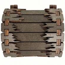 1pc Wooden Storage Box With Lid - Halloween Monster Design, Classic Style, Perfect For Organizing And Decorating - Monster Wooden Storage Box - View 3