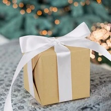 2 卷 1 英寸红色/黑色/白色丝带，24 码红色/黑色/白色缎带，1 英寸工艺品缎带，用于花束、礼品包装、婚礼和手工蝴蝶结的织物丝带。 - 白色 - 查看 4