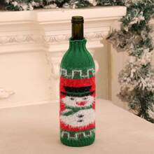 1 Bộ Áo Len Giáng Sinh, Vỏ Chai Rượu Vang, Ông Già Noel, Quần Áo Chai Rượu Người Tuyết Giáng Sinh, Váy Chai Rượu, Thiết Kế Áo Khoác, Túi Đựng Chai Rượu, Dùng Để Trang Trí Tiệc Giáng Sinh, Vỏ Chai Rượu Giáng Sinh, Áo Len Dệt Kim, Váy Chai Rượu, Giáng Sinh Vỏ chai rượu vang hình người tuyết, Đồ trang trí Giáng sinh, Áo len Giáng sinh, Trang trí tiệc, Trang trí bàn ăn - Nhiều màu - Xem 10
