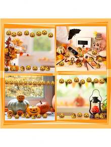 1 件万圣节南瓜装饰，南瓜圣诞装饰挂饰，南瓜灯笼吊坠，适合万圣节和感恩节装饰，树顶装饰，配有方便的悬挂配件，圣诞节 - 彩色 - 查看 5