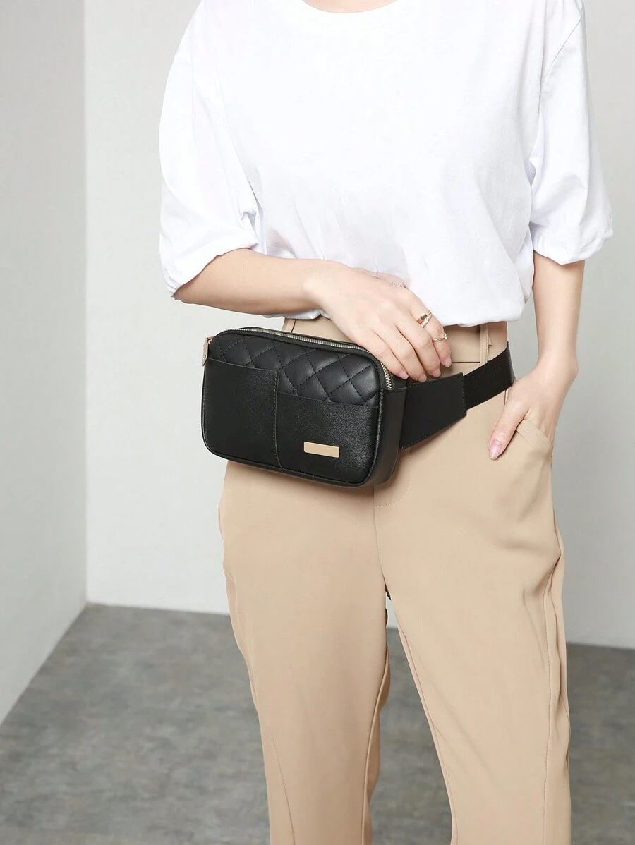 Riñonera guateado - Negro - Ver 1