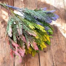 Artificial Permanent Colorful Foliage Bouquet Arrangements - 紫色 - 查看 2