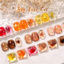 BORN PRETTY BORN PRETTY Esmalte de uñas de gel rosa nude de 10 ml, gel de extensión rápida de larga duración, barniz de arte de uñas para manicura