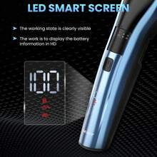 Sejoy Hair Clipper, Multifunctional Cordless Electric Hair Clipper, Professional Hair Clippers For Various Scenarios, Men's Trimming Set - Màu xanh lam - Xem 5