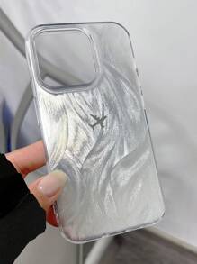 1 件 TPU 羽毛纱亮面防摔手机壳，简约设计，适用于 X、XR、XS Max、11、12、13、13 Pro、13 Pro Max、14 Pro Max、15、15 Pro、15 Plus、15 Pro Max、16、16 Pro、16 Plus、16 Pro Max、 17、 17 Air、 17 Pro、 17 Pro Max、系列