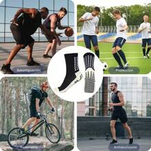 Calcetas Para Deportes Tipo Antiderrapante Tactica, 6 Pares - Multicolor - Ver 4