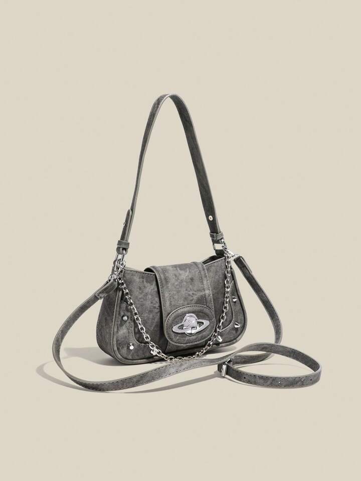 Retro Personality Decor Planet Women Shoulder Bag Crossbody