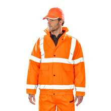 GUARD By Result Men Hi-Vis Winter Blouson Jacket (Orange) - Apricot - View 2