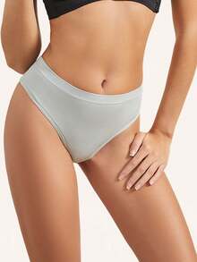 3 条装女士无缝三角裤 G 字裤舒适女士内裤低腰女士丁字裤女士性感内裤适合日常通勤运动和户外旅行 - 彩色 - 查看 3