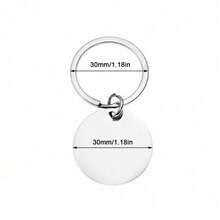 1 件不锈钢钥匙扣配件友谊珠宝姐妹礼物最佳朋友钥匙扣圣诞节礼物送给姐妹最佳朋友生日礼物 BFF 礼物创意 - 銀色 - 查看 5