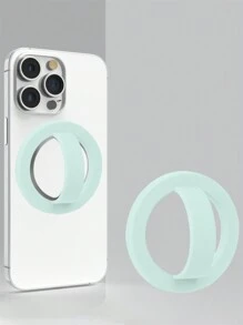 Soporte magnético de silicona con agarre circular cómodo compatible con MagSafe, agarre potente compatible con iPhone, teléfonos Android, regalo para cumpleaños, familia, amigos. Anillo para el dedo, agarre para teléfono, accesorios para teléfono - Soporte - Ver 6