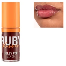 Lip Oil Jelly Pop - Ruby Kisses Lip Moisturizing Gloss PURPLE - 無色 - 查看 4