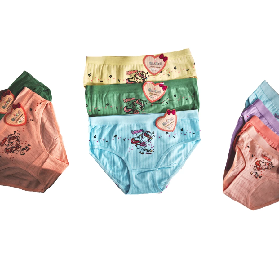 12 Piezas Calzón Pantaleta Para Niña Multicolor. - Multicolor - Ver 1