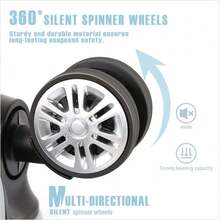 Luggage 5 Piece Sets Lightweight Rolling Hardside Travel Suitcase With TSA Lock