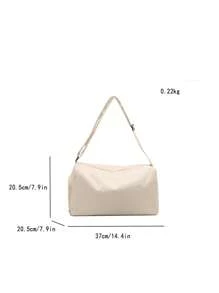 Cross-Border Sports & Yoga Dual-Compartment Backpack, Large Capacity, Lightweight, Short-Trip Storage, Waterproof, Suitable For Commute, Travel, School, Gym Traveling Bag Travelling Organizer Outfit Airport Travel Clothes Travel Stuff Luggage Bag Christmas Gift Ideas Women Girls Xmas Gifts For Mum Birthday Gift Mom Friend Gym Bag Sport Bag Training Pack For Vacation Holiday Thanksgiving Day Thank You Gifts Travel Bag For Suitcase Overnight Bag Duffle Bag Weekend Bag Duffel Bag For Luggage Carry On Bag College Bag Luggage Bags Weekender Bag Hospital Bag Winter - Beige - View 5