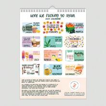 ĐÂY CHÚNG TA LẠI LẠI LỊCH 2025 Lịch lễ hội, Giáng sinh - Màu xanh lam - Xem 4