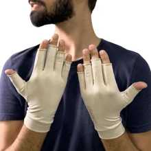 Short Glove With Maximum Sun Protection UV50+ Dermatologica - 米色 - 查看 4