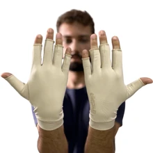 Short Glove With Maximum Sun Protection UV50+ Dermatologica - 米色 - 查看 5